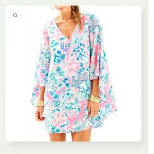 Lilly Pulitzer Miri silk caftan dress size 00 new without tags